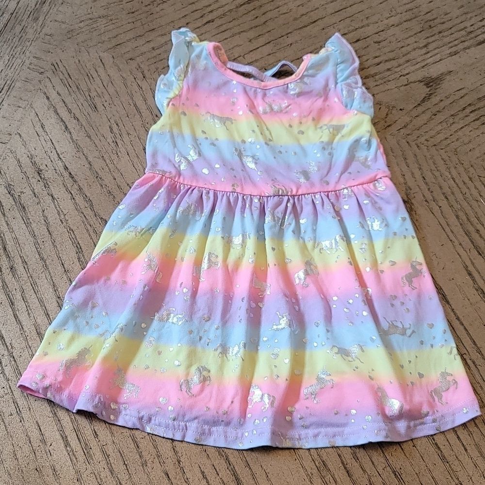 18 month unicorn dress NWOT 💖